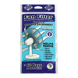 Dust Control Fan Filters